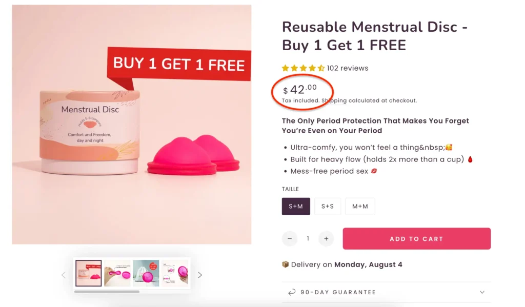 Cup&Co price