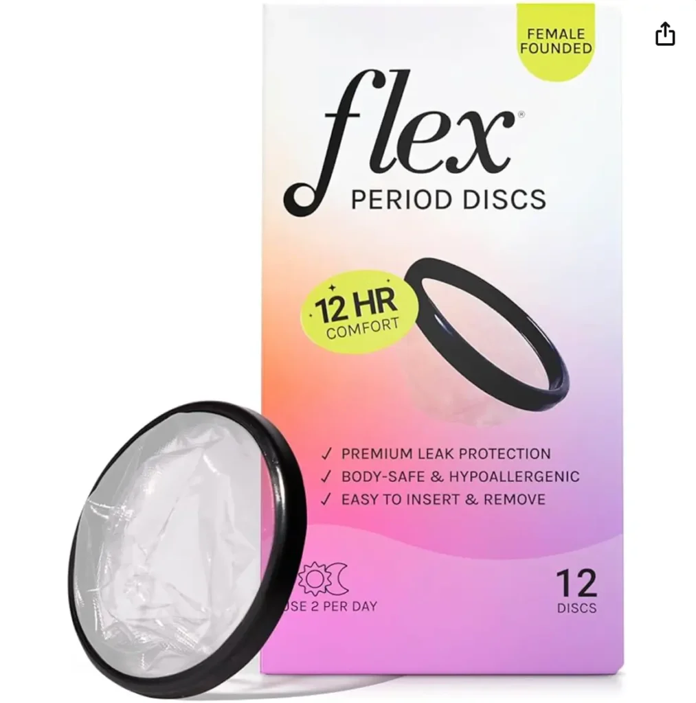 Disposable flex menstrual disc