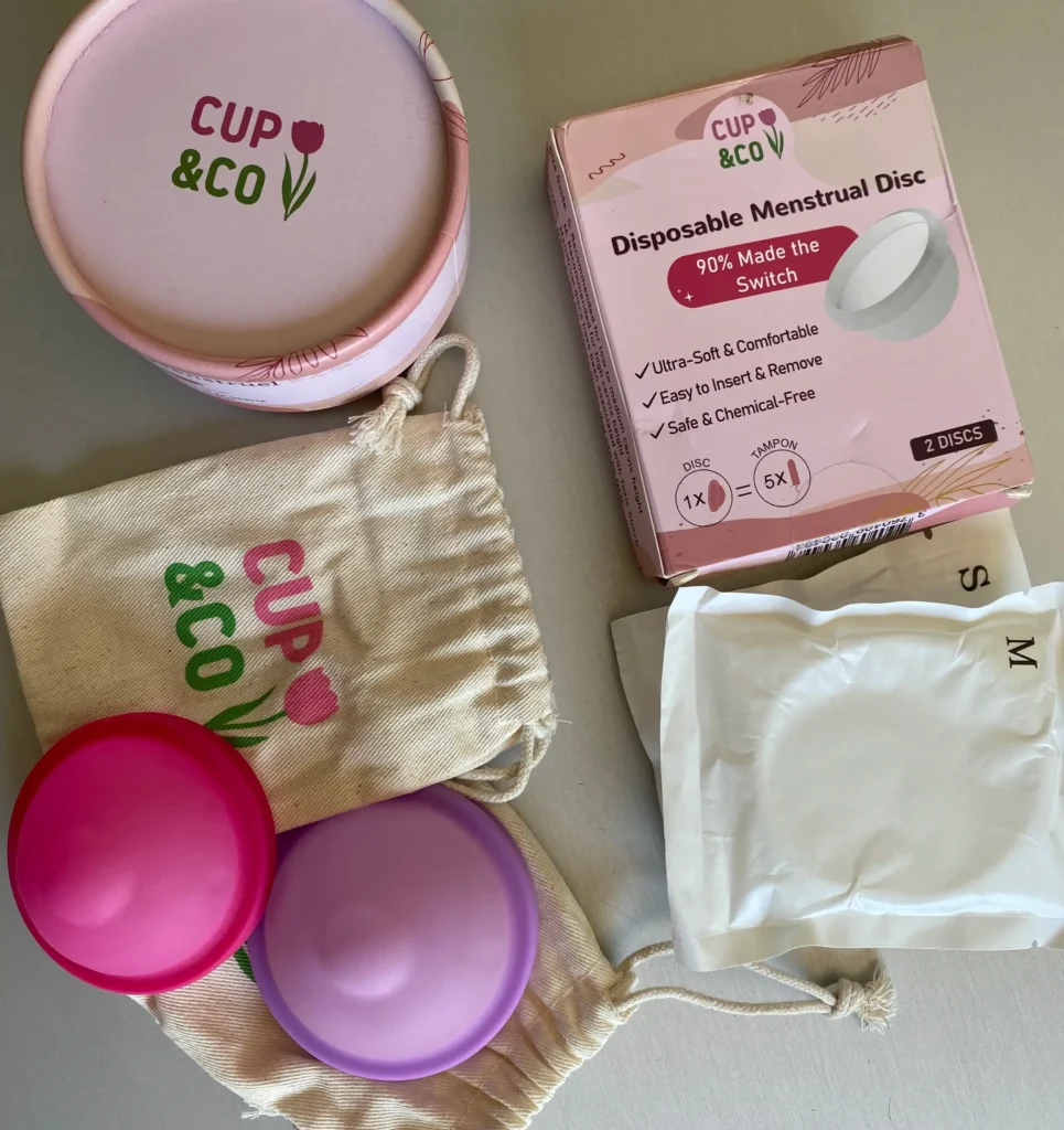 menstrual discs from Cup&Co