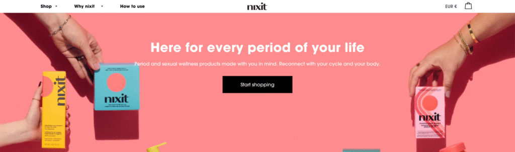 Nixit homepage
